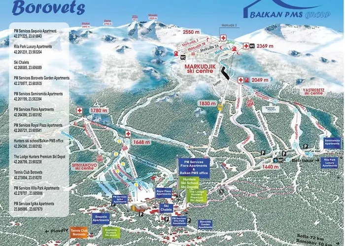 Spacious Sleeps 4 In Flora Main Building 706a Borovets